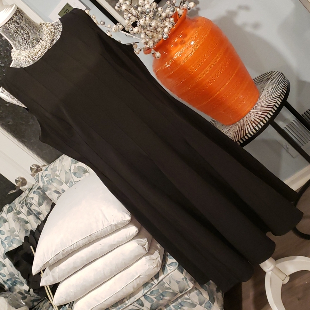 Calvin Klein Black A-line Dress